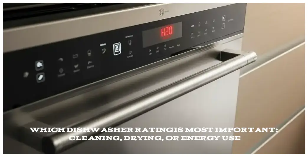 Which Dishwasher Rating is Most Important: Cleaning, Drying, or Energy ...